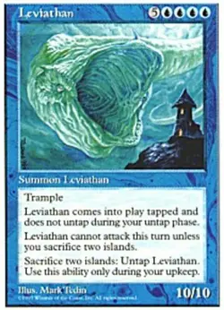 MTG - Leviathan - 5th Edition - NM, English Magic FLAT RATE SHIP - Image 1