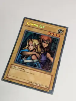 Yugioh Gemini Elf LON-000 Secret Rare Unlimited MP - Image 3