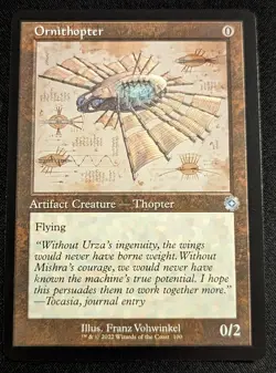 MTG - Ornithopter - SCHEMATIC RETRO - The Brothers' War - Pack Fresh!! - Image 1