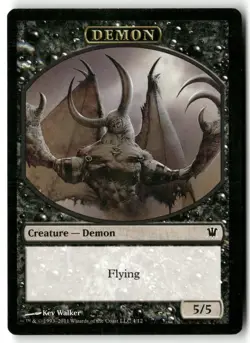 Demon Token 4 Innistrad Magic: The Gathering Token Lightly Played - Image 1