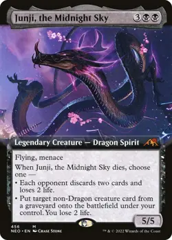 MTG Junji, the Midnight Sky (Extended Art) - 456 / English / Near Mint - Image 1