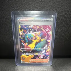 Pokemon Trainer Supporter Canari Full Art Holo Card 291/217 English - Image 1