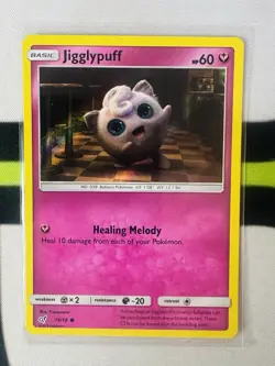 2019 Pokemon - DETECTIVE PIKACHU - JIGGLYPUFF HOLO - 14/18 - Image 1