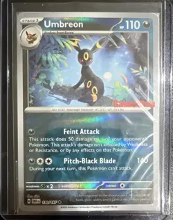 Pokemon Umbreon GameStop Promo Obsidian Flames 130/197 Holo Card English -SEALED - Image 1