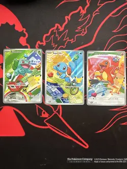 Pokemon First Partner Illustration Collection Series 1 Kanto Promos 3 Card Lot - Image 1