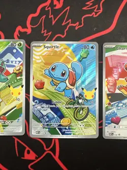 Pokemon First Partner Illustration Collection Series 1 Kanto Promos 3 Card Lot - Image 3