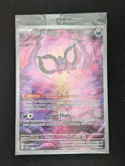 Pecharunt 129 SEALED Illutration Rare Promo - Pokemon TCG - Image 1