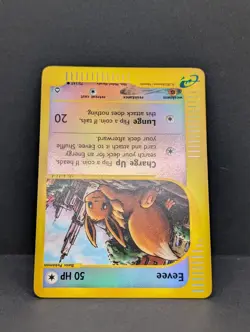 Eevee 075/147 Aquapolis Reverse Holo Rare Pokemon TCG Nintendo LP+ - Image 4