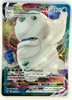 Galarian Darmanitan VMAX 037/185 Vivid Voltage Ultra Rare Pokemon - Image 1