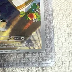 Oshawott Illustration Rare Water Holo SV White Flare #105/086 Pokemon TCG - Image 3