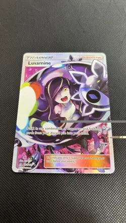 Pokemon TCG: Lusamine 153/156 Full Art Trainer Ultra Prism - Image 1