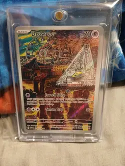 Drowzee 210/198 Scarlet & Violet Illustration Rare Holo 🔥 Pokemon Near Mint NM - Image 1