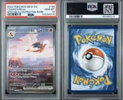 Pokemon Charizard ex 199/165 SV: Scarlet & Violet 151 PSA 10 2023 - Image 3
