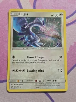 Lugia Holo Rare Holo SM - Team Up 131/181 NM Pokemon TCG - Image 1