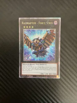 Yugioh! 1x Raidraptor - Force Strix RA04-EN243 Quarter Century Secret Rare NM - Image 1