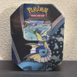 2021 Pokemon VAPOREON V Factory Sealed Tin FREE SHIPPING - Image 1