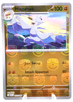 Pokemon TCG Mienshao Master Ball Pattern 053 White Flare Reverse Holo NM - Image 1