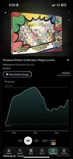 Pokemon Ascended Heroes Mega Lucario Premium Poster Collection Box, Promo - Image 2