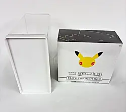 New Pokemon Celebrations Elite Trainer Box ETB 25th Anniversary w/Acrylic Box - Image 1