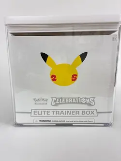 New Pokemon Celebrations Elite Trainer Box ETB 25th Anniversary w/Acrylic Box - Image 2