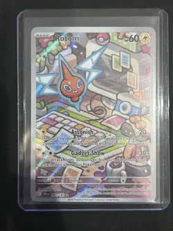 Rotom 197/182 Illustration Rare Destined Rivals Pokemon NM - Image 1