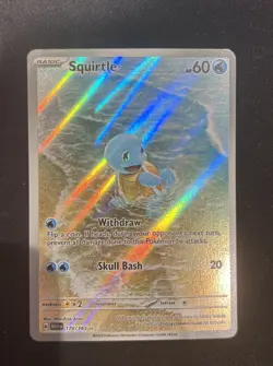 Pokemon 151 Squirtle 170/165 English Pokemon TCG Scarlet & Violet NM Condition - Image 1