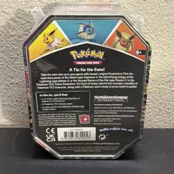 Pokemon TCG Eevee Evolutions Tin Flareon V- FACTORY SEALED - Image 2