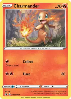 Charmander SWSH092 Holo Promo Sword & Shield Promo Pokemon - Image 3