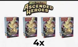 Pokemon Ascended Heroes Booster Bundle - Lot of X4 New/Sealed Bundles - Image 1