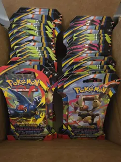 Pokemon TCG Phantasmal Flames Sleeved Booster Pack Factory Sealed LOT OF 10 - Image 1