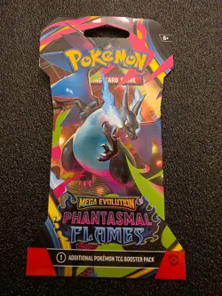 Pokemon TCG Phantasmal Flames Sleeved Booster Pack Factory Sealed LOT OF 10 - Image 2