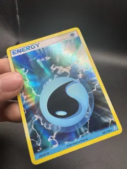 Pokemon Water Energy (107/117) Holon Phantoms Reverse Holo LP/MP - Image 3