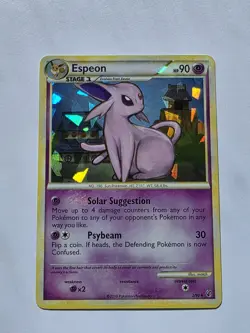 Pokemon TGC 2010 Undaunted Espeon 2/90 Cracked Ice Holo Near Mint - Image 1