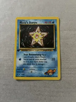 Misty’s Staryu 92/132 - Gym Challenge - 1st Edition-LP - Image 1