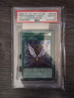 YUGIOH PSA 10 Transcendent Wings CRV-EN045 Ultimate Rare 1st Edition - Image 1