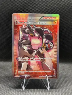 Team Rocket's Handiwork 124/124 XY Fates Collide 2016 Full Art Pokemon Played/MP - Image 1