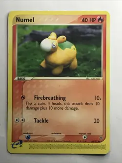 Pokemon TCG Numel EX Dragon 69/97 Regular Common - Image 1
