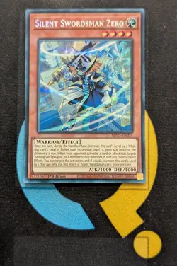 MP25-EN059 Silent Swordsman Zero Prismatic Secret Rare 1st Ed YuGiOh - Image 1
