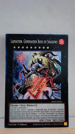 Laevatein, Generaider Boss of Shadows 1st Edition [NM] - Yu-Gi-Oh! RA05 [SCR] - Image 1