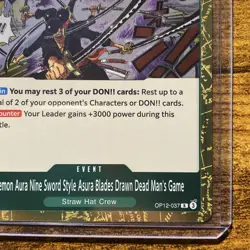 One Piece - The Asura Blades Drawn OP12-037 Legacy of the Master Foil - Image 4