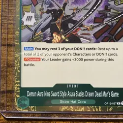 One Piece - The Asura Blades Drawn OP12-037 Legacy of the Master Foil - Image 5