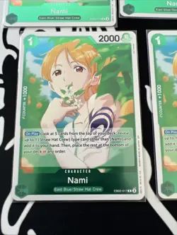 One Piece CCG Nami Extra Booster Anime 25th Collection EB02-017 - Image 5