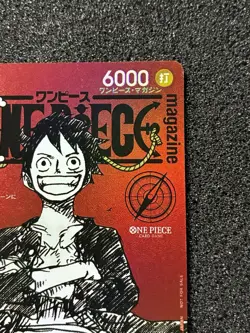 🔥🏴‍☠ ONE PIECE MONKEY D. LUFFY MAGAZINE PROMO HOLO – ST21-014 SR 🏴‍☠🔥 - Image 4