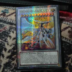 Yugioh! LP Cosmic Quasar Dragon - DUNE-EN037 - Quarter Century Secret Rare - 1st - Image 1