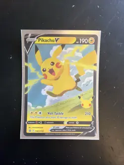 6 Pokemon Celebrations Pikachu Cards V and VMAX Surfing & Flying 005/025 SWSH143 - Image 2