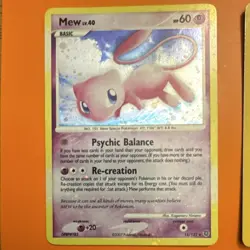 Pokemon Mew & Mewtwo Holo Basic Cards DPBP#182/Base Set 15/132 10/102 2007 Lot - Image 5
