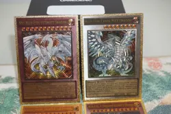 Yugioh Custom Gold Foil Cards Oricas Neo Blue Eyes Ultimate Chaos Max Dragon Set - Image 2