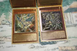 Yugioh Custom Gold Foil Cards Oricas Neo Blue Eyes Ultimate Chaos Max Dragon Set - Image 3