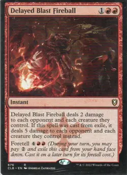 MTG: Commander Legends: Baldur's Gate: Delayed Blast Fireball: LP Condition - Image 1