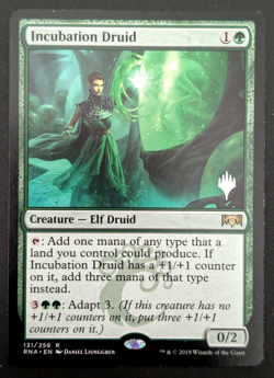 MTG ~ INCUBATION DRUID ~ RAVNICA ALLEGIANCE ~ STAMPED PROMO ~ #131 NM - Image 1